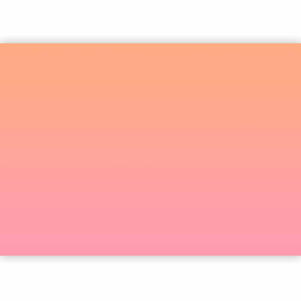Wandbild Warmer Sonnenuntergang Farbverlauf Orange Rosa