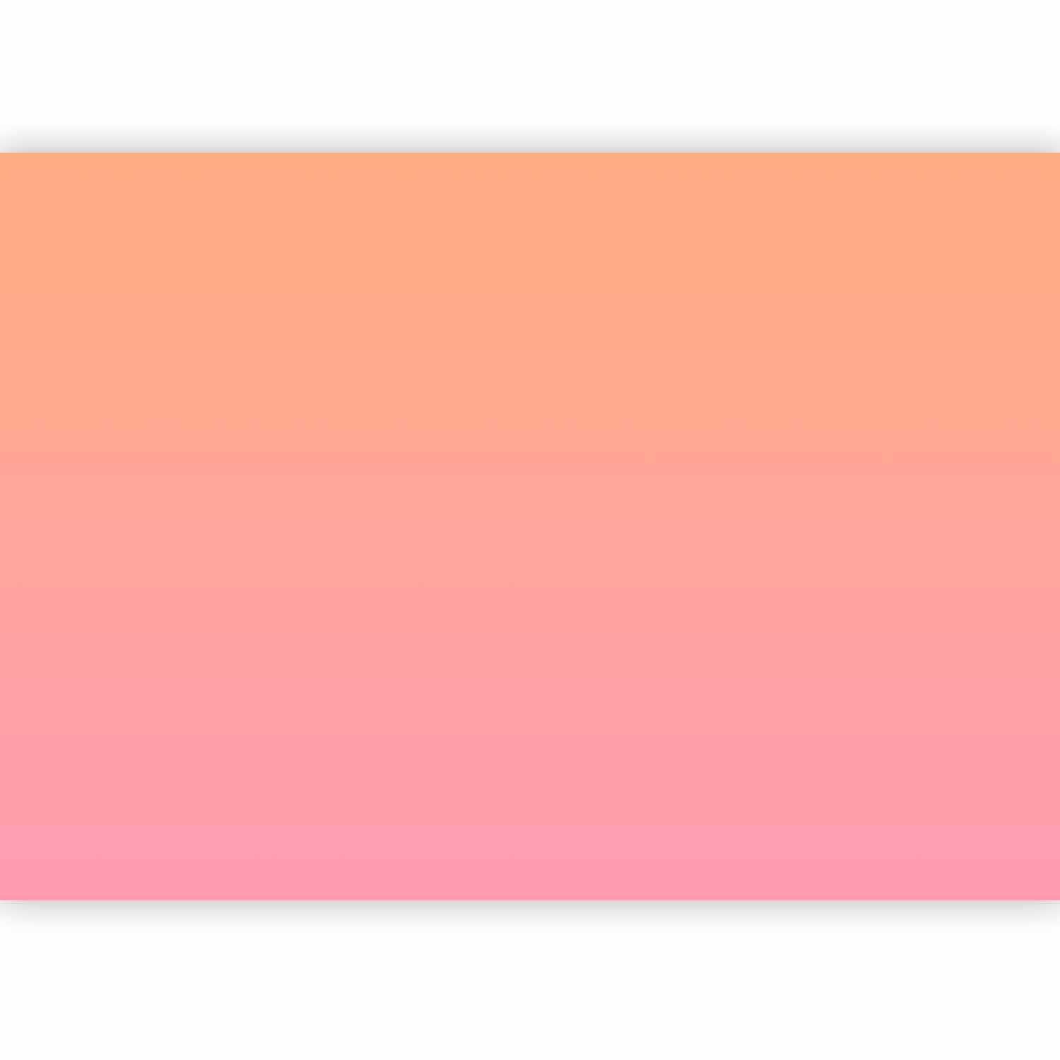 Wall Mural Warm Sunset Gradient Orange Pink