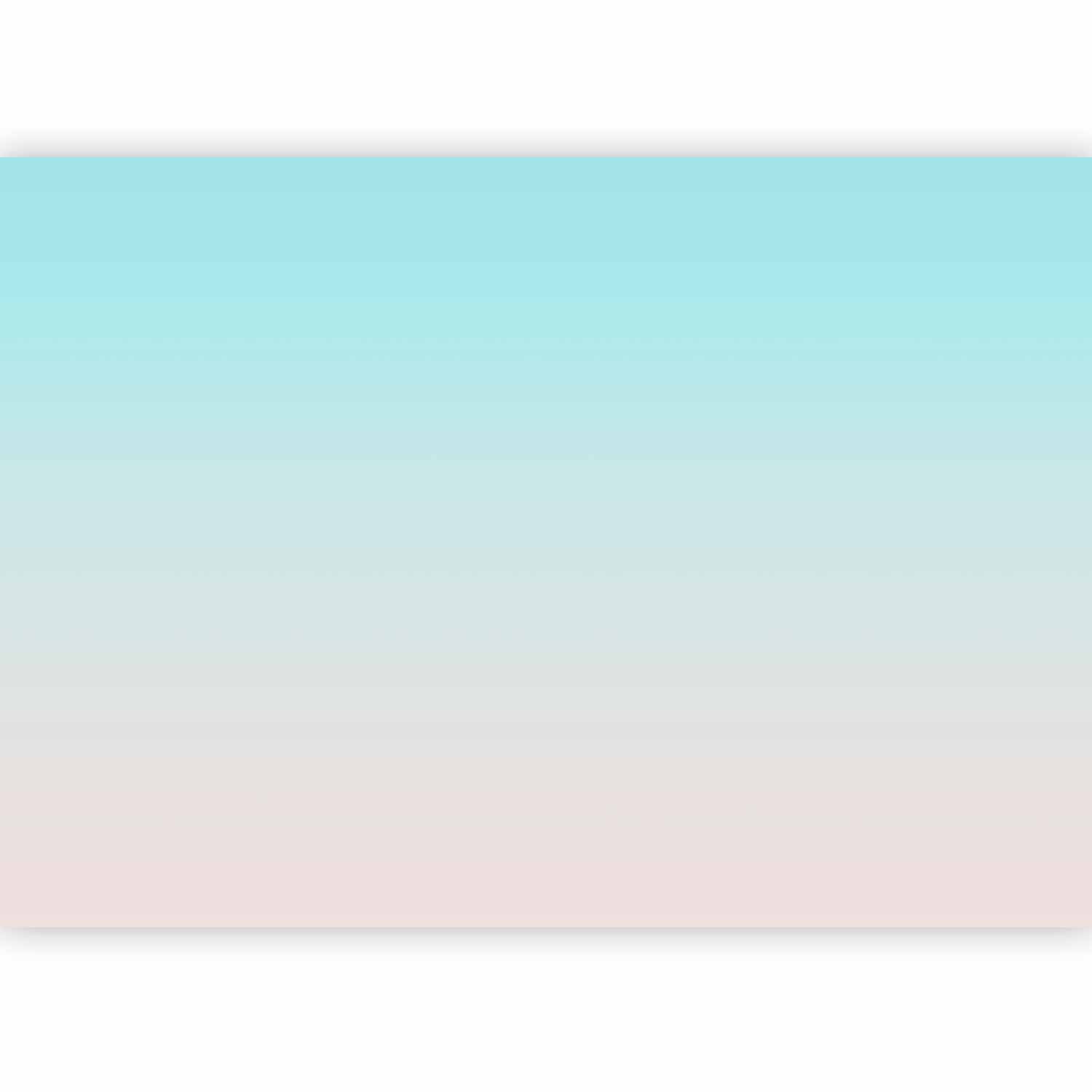 Wall Mural Summer Morning Gradient from Light Blue to Pink