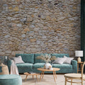 Grey Pebble Texture Wall Mural