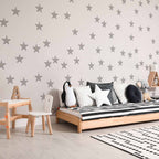 Grey Star Trail Children's Wallpaper