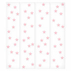 Pink Star Pattern Children's Wallpaper