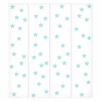 Aquamarine Stars Children's Wallpaper