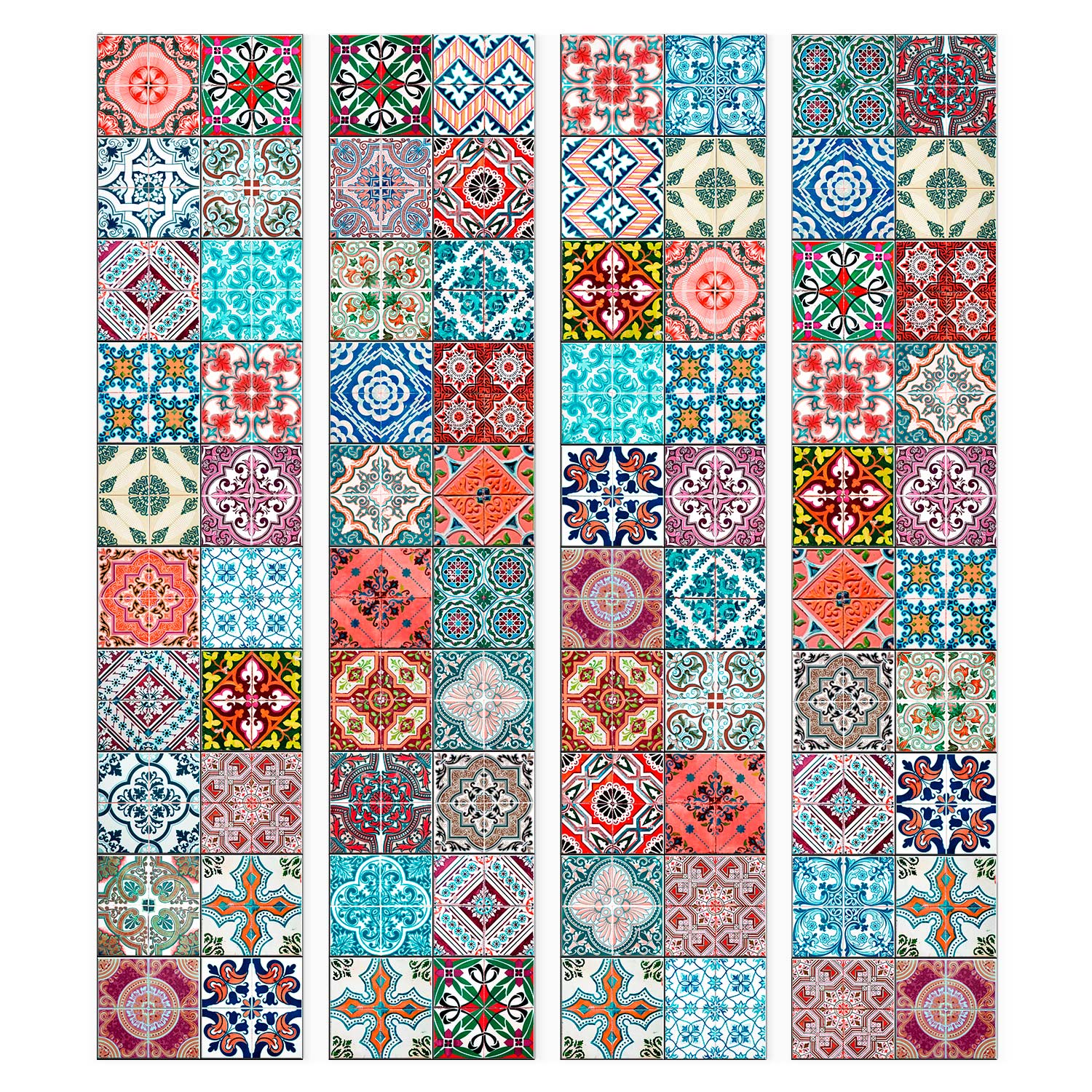 Magic of Colours Geometric Multicolor Wallpaper