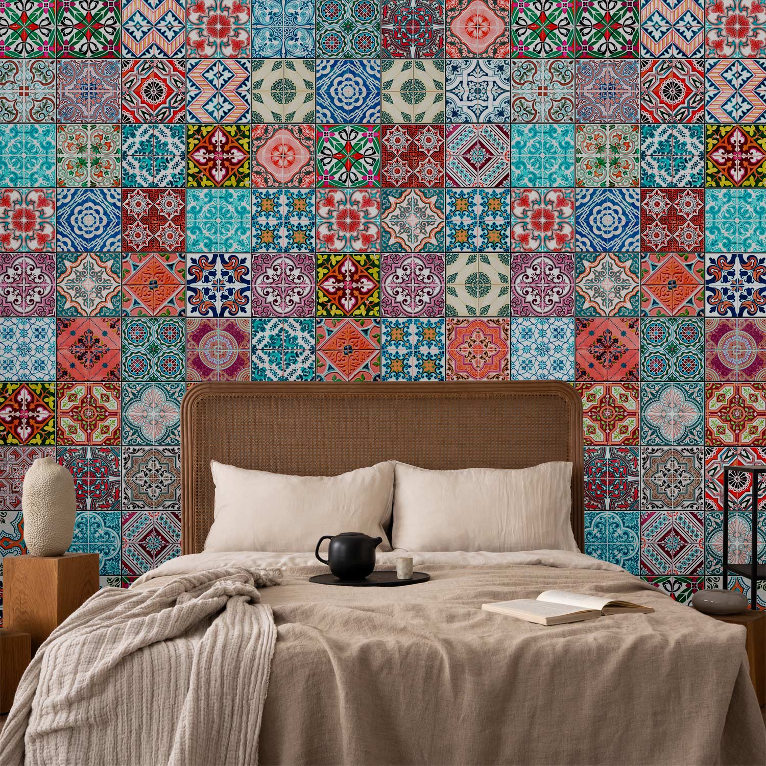 Magic of Colours Geometric Multicolor Wallpaper