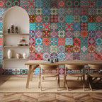 Magic of Colours Geometric Multicolor Wallpaper