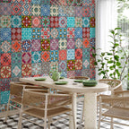 Magic of Colours Geometric Multicolor Wallpaper