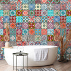 Magic of Colours Geometric Multicolor Wallpaper