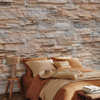 Modern Grey Stone Texture Wall Mural