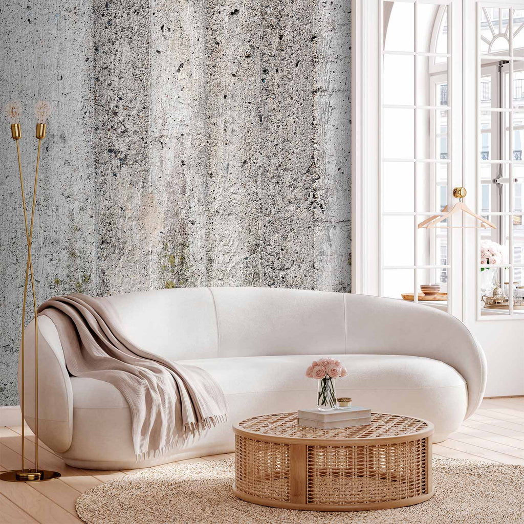 Grey Concrete Texture Modern Architecture Wall Mural