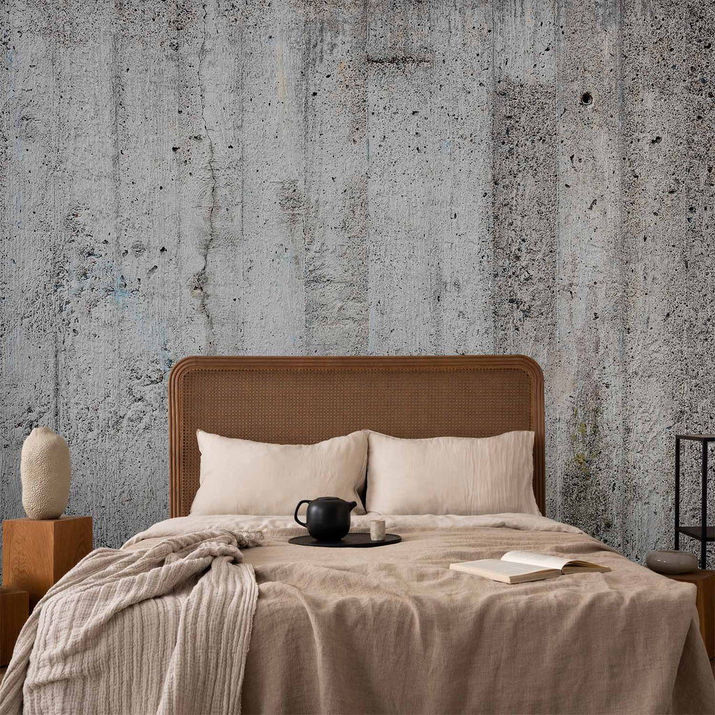 Grey Concrete Texture Modern Architecture Wall Mural