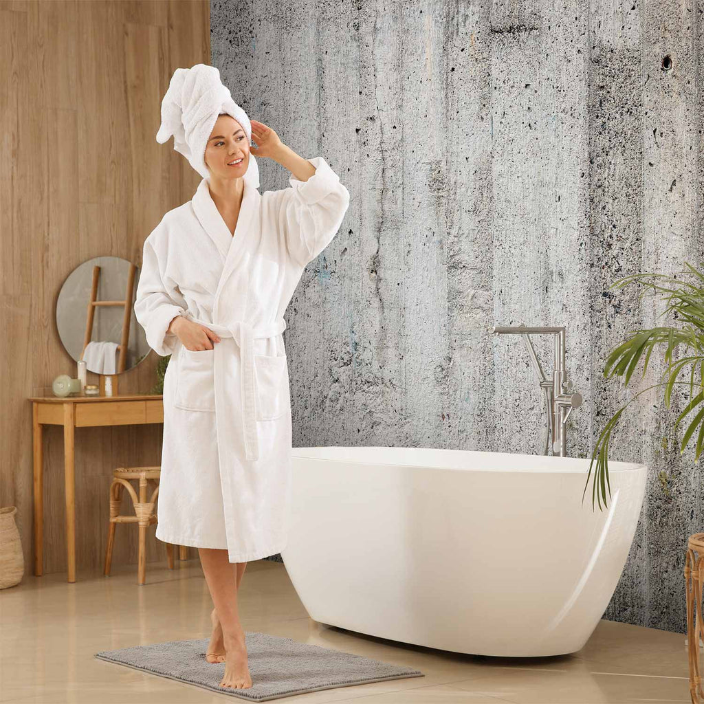 Grey Concrete Texture Modern Architecture Wall Mural