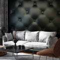 Black Fabric Texture Pattern Wall Mural