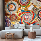 Moroccan Mosaic Jewel Pattern Wall Mural