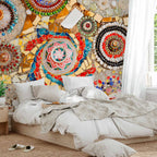 Moroccan Mosaic Jewel Pattern Wall Mural