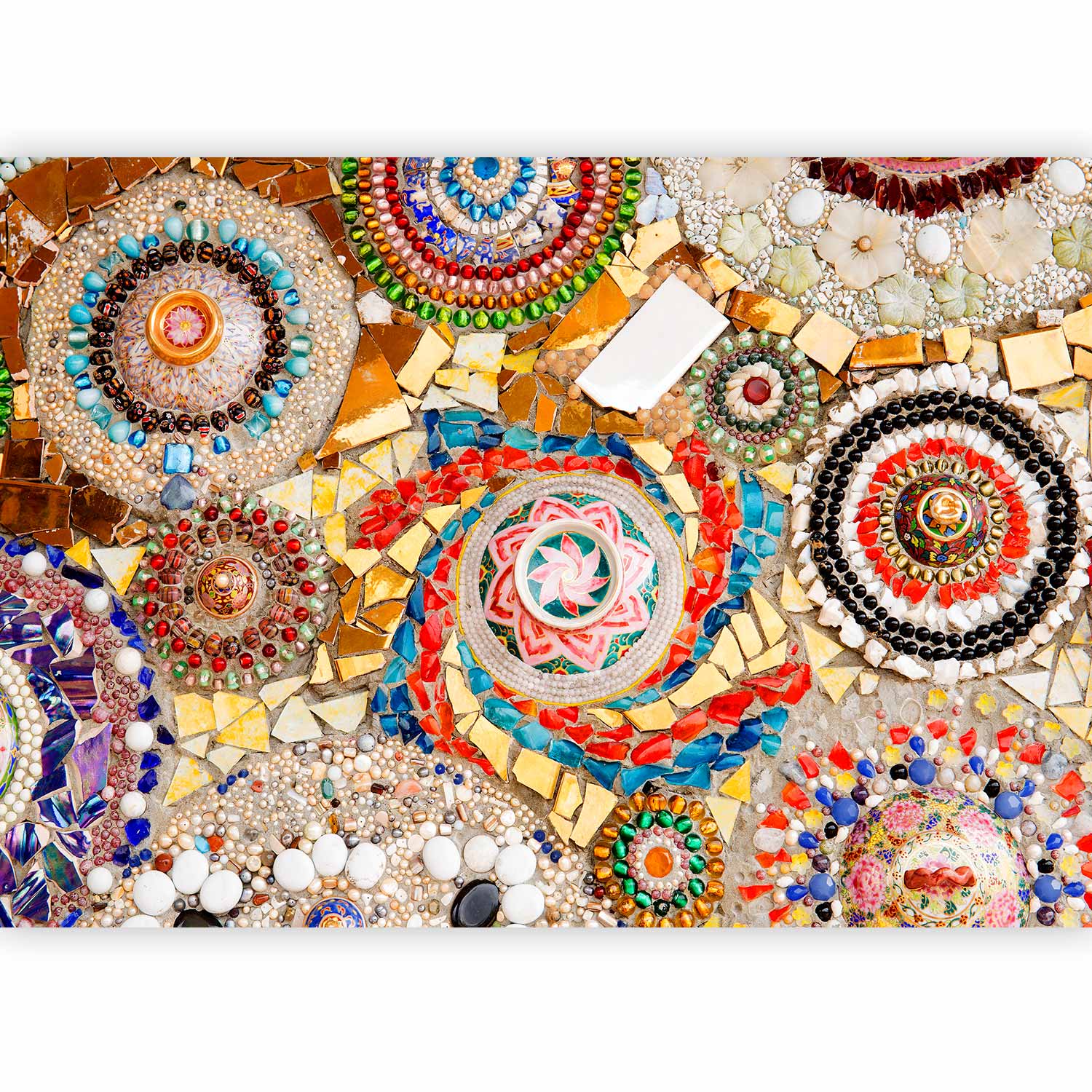 Moroccan Mosaic Jewel Pattern Wall Mural