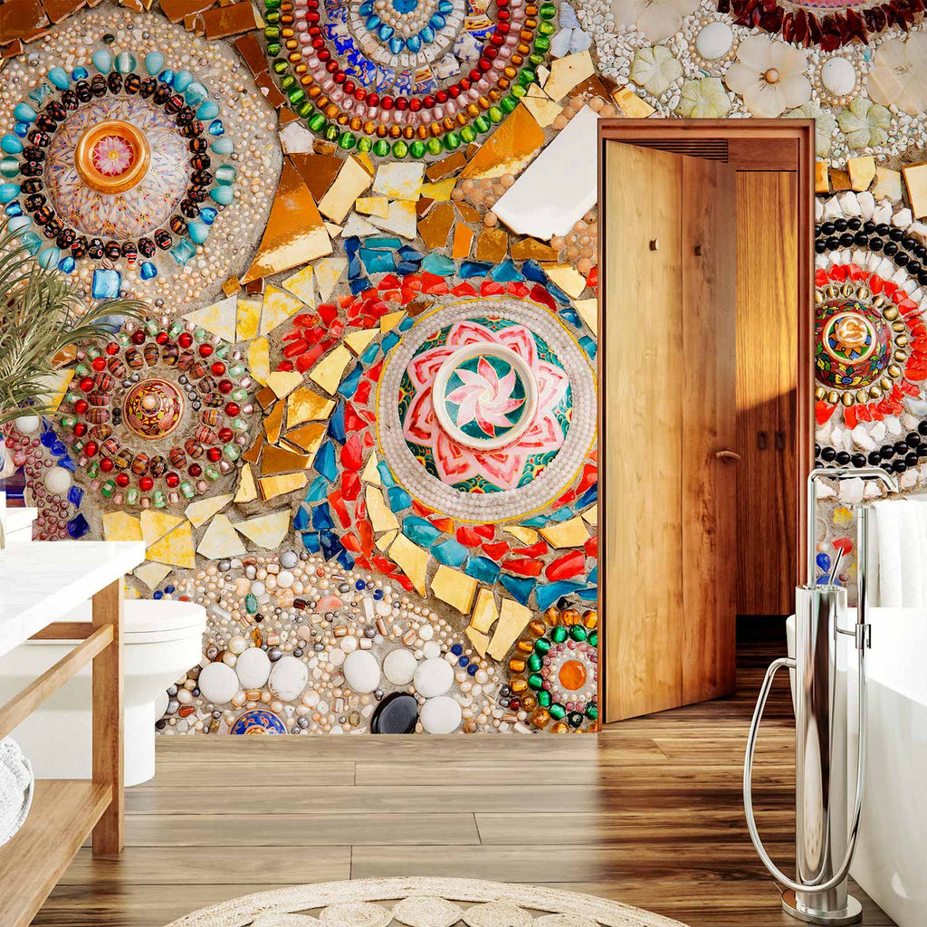 Moroccan Mosaic Jewel Pattern Wall Mural