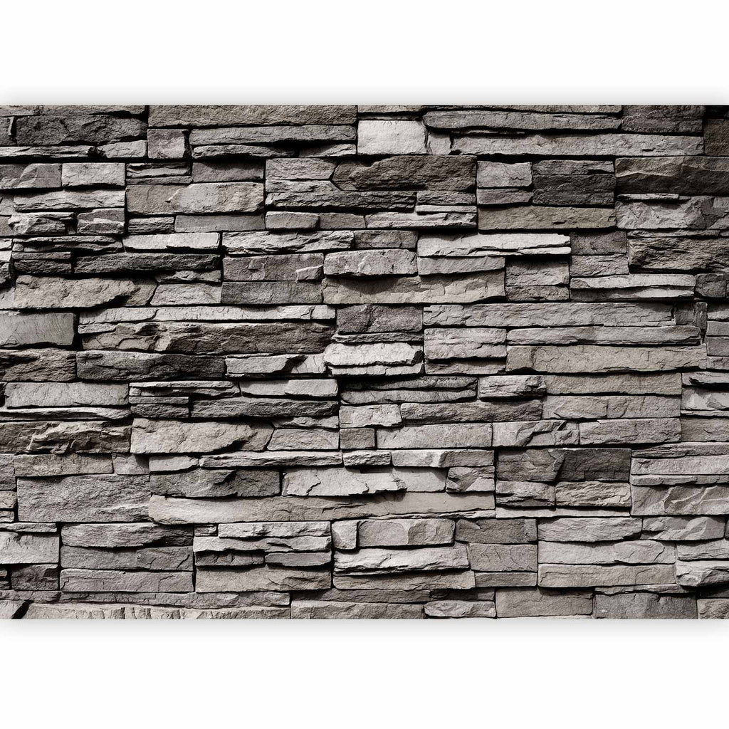Granite Stone Texture Grey Wall Mural