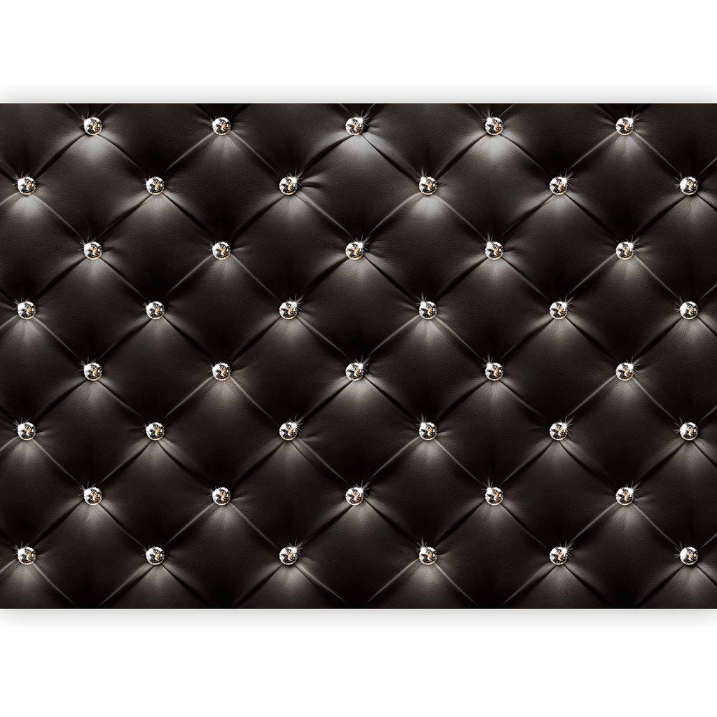 Black Diamond Texture Pattern Wall Mural