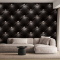 Black Diamond Texture Pattern Wall Mural