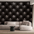 Black Diamond Texture Pattern Wall Mural
