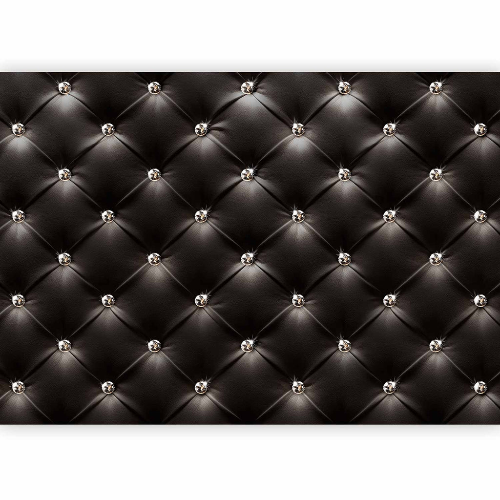 Black Diamond Texture Pattern Wall Mural