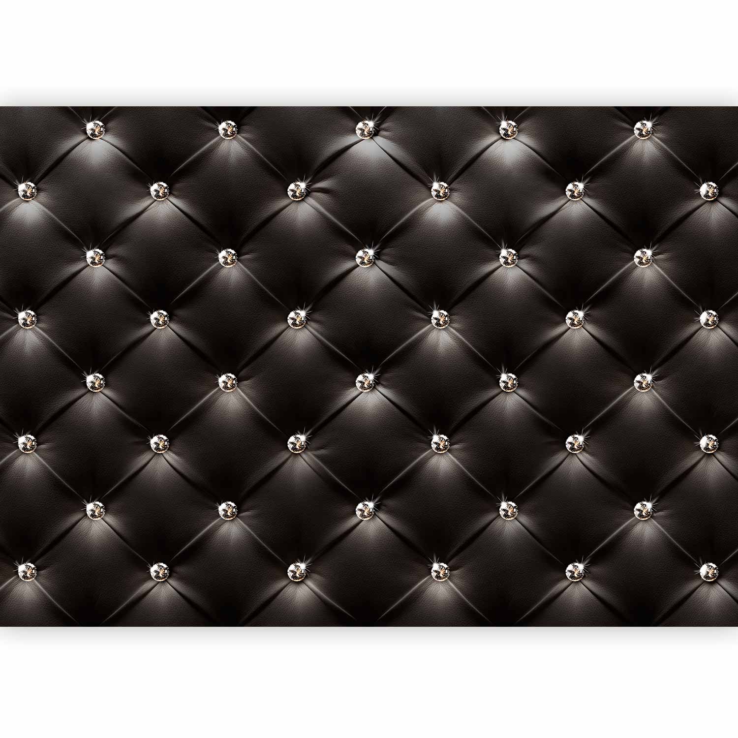 Black Diamond Texture Pattern Wall Mural