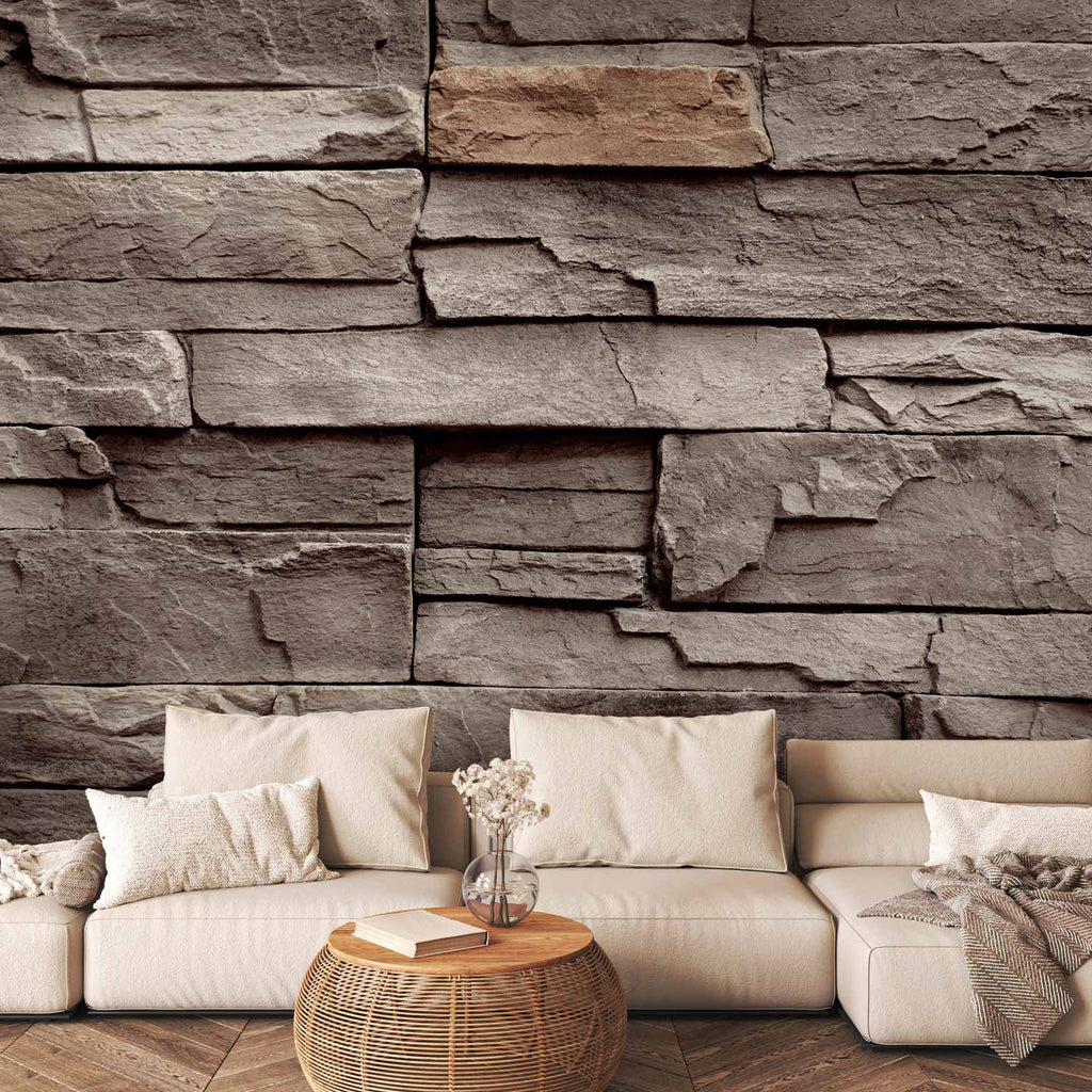 Modern Stone Texture Architecture Wall Mural