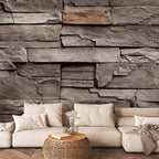 Modern Stone Texture Architecture Wall Mural