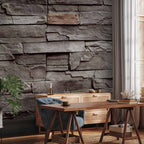 Modern Stone Texture Architecture Wall Mural
