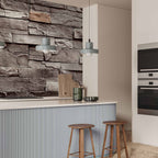 Modern Stone Texture Architecture Wall Mural