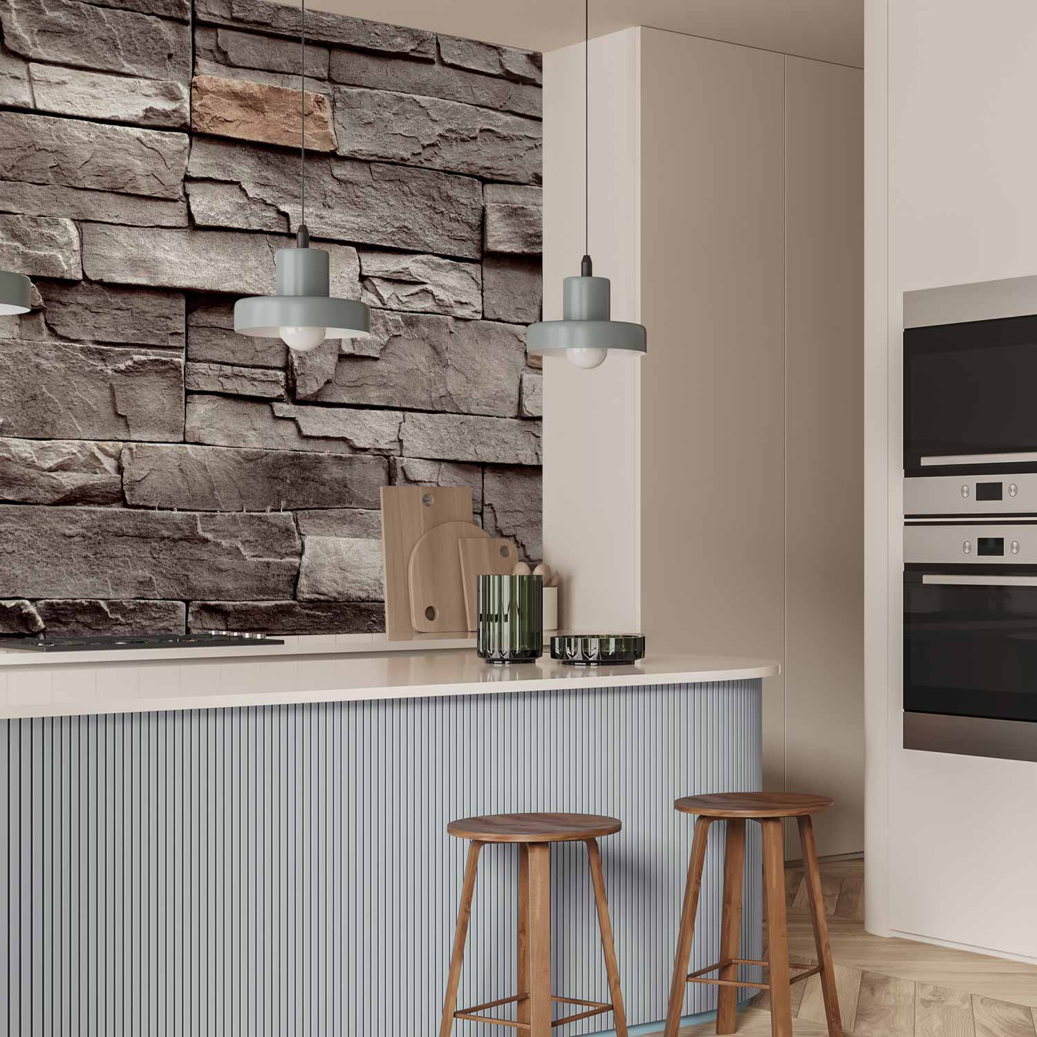 Modern Stone Texture Architecture Wall Mural