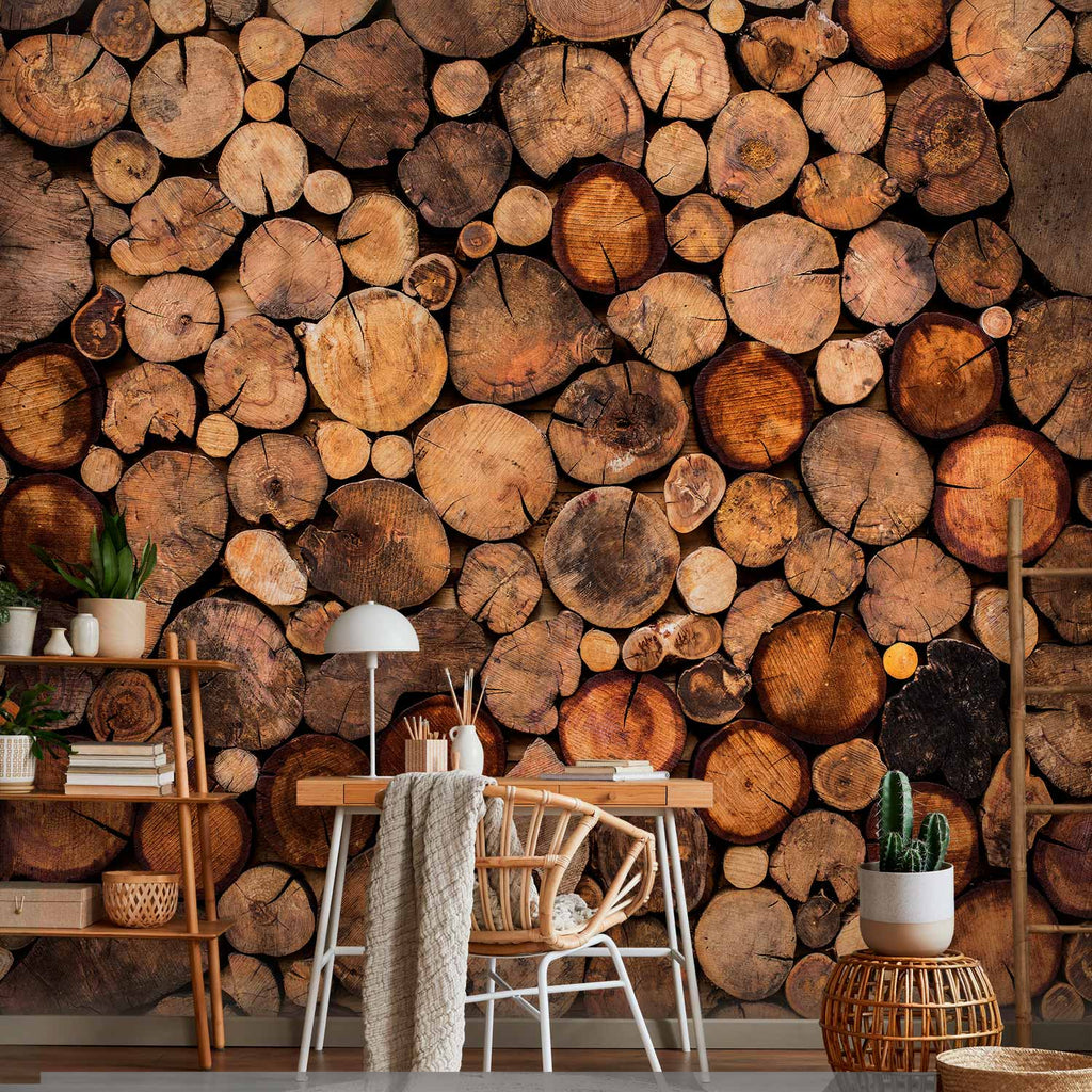 Wooden Gate Texture Wall Mural