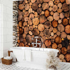 Wooden Gate Texture Wall Mural