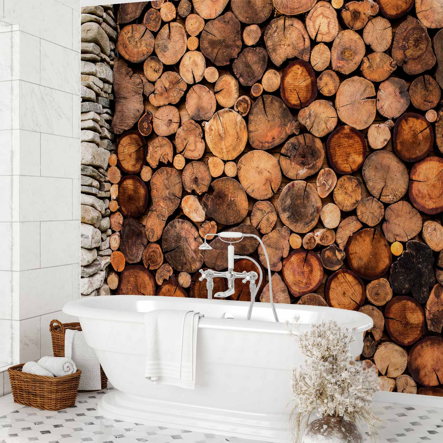 Wooden Gate Texture Wall Mural