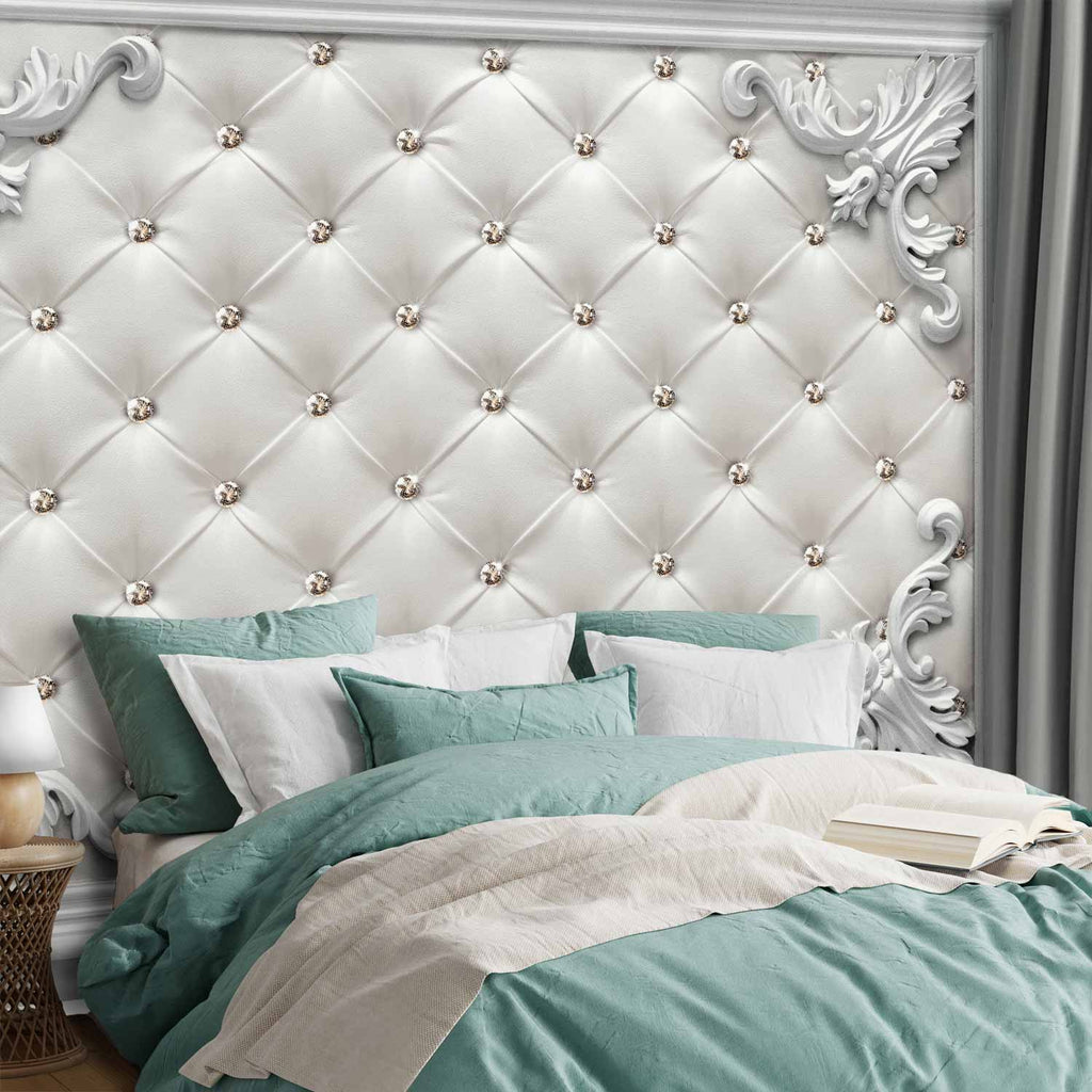 Quilted Leather Texture Wall Mural