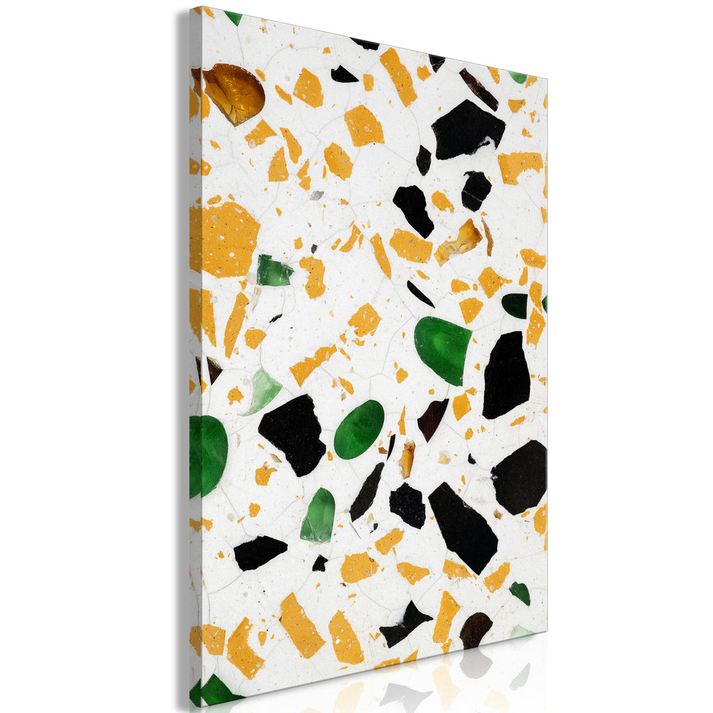 Canvas Print Terrazzo Vertical - Abstract Wall Art