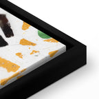 Terrazzo Marble Texture Abstract Canvas Print