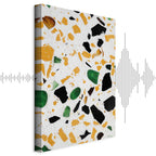 Terrazzo Marble Texture Abstract Canvas Print