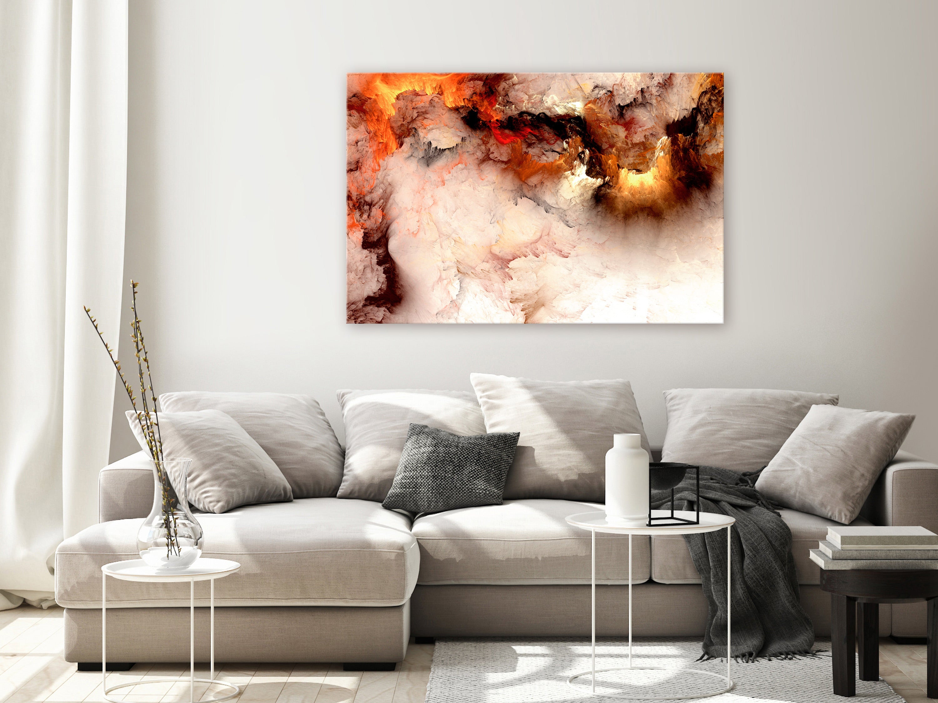 Canvas Print Volcanic Abstraction Wide
