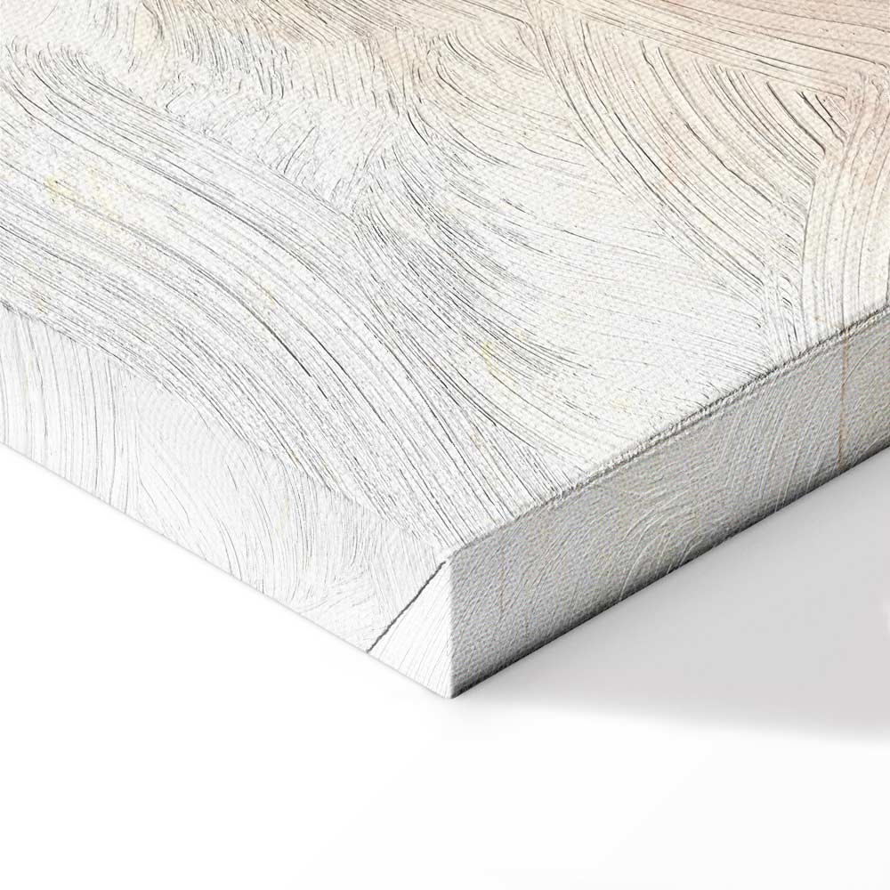 Volcanic Smoke Abstract Canvas Print