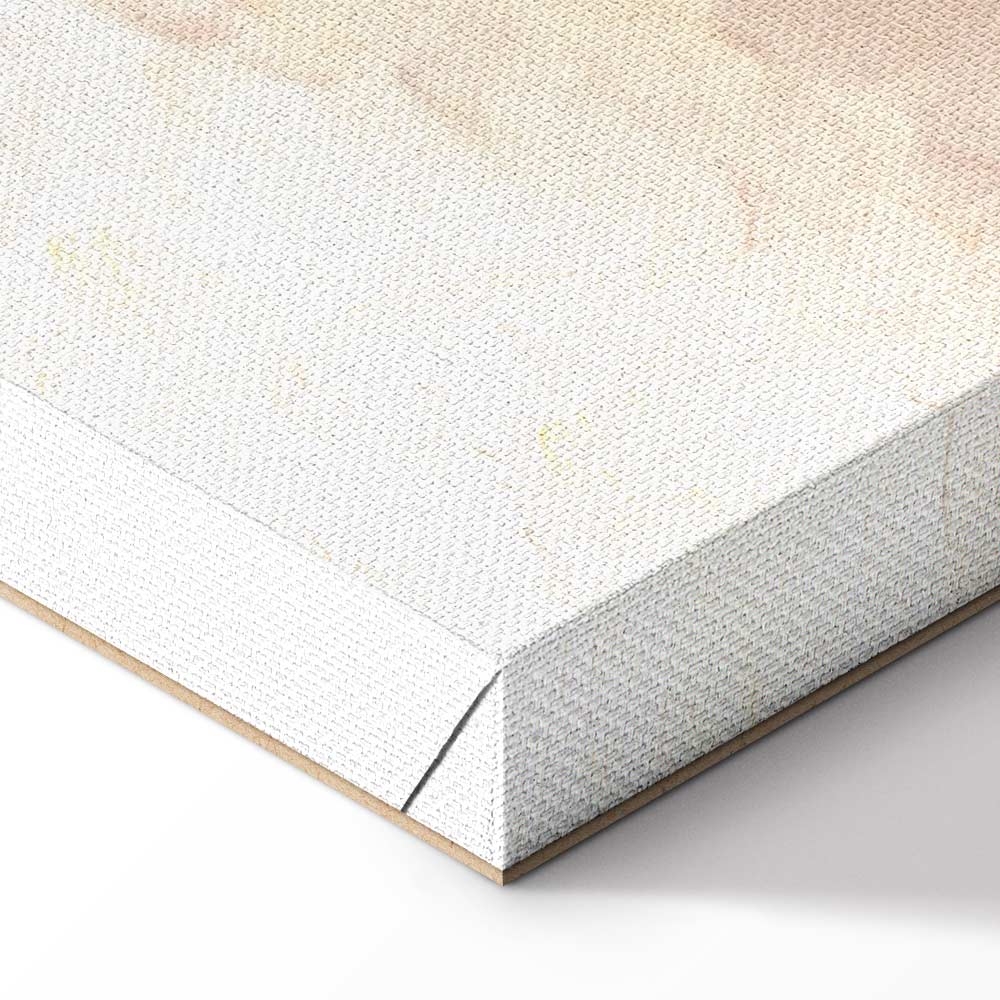 Volcanic Smoke Abstract Canvas Print