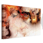 Volcanic Smoke Abstract Canvas Print