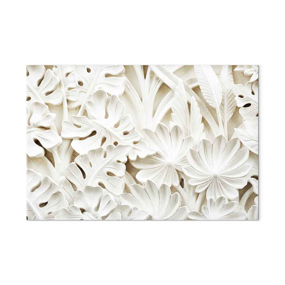 Ceramic Leaf Ornaments Nature Canvas Print