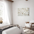 Ceramic Leaf Ornaments Nature Canvas Print