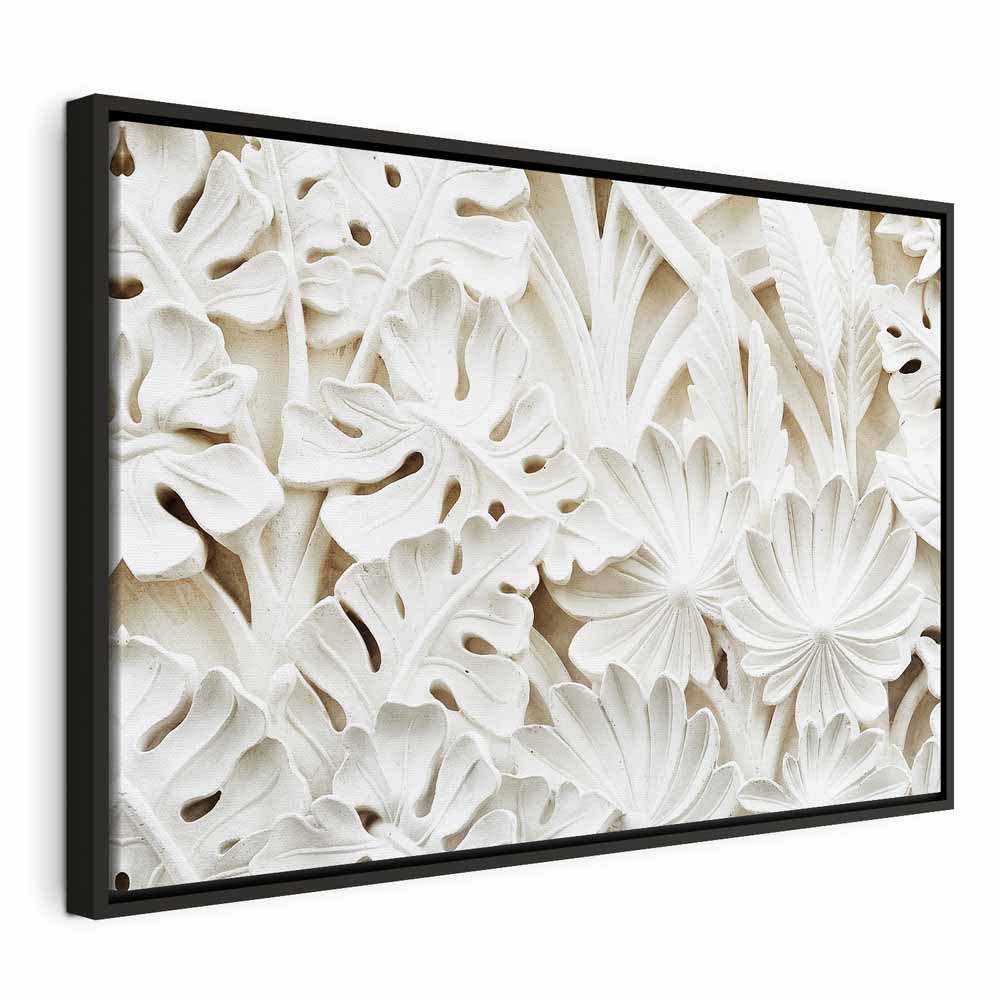 Ceramic Leaf Ornaments Nature Canvas Print