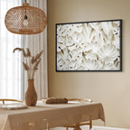 Ceramic Leaf Ornaments Nature Canvas Print