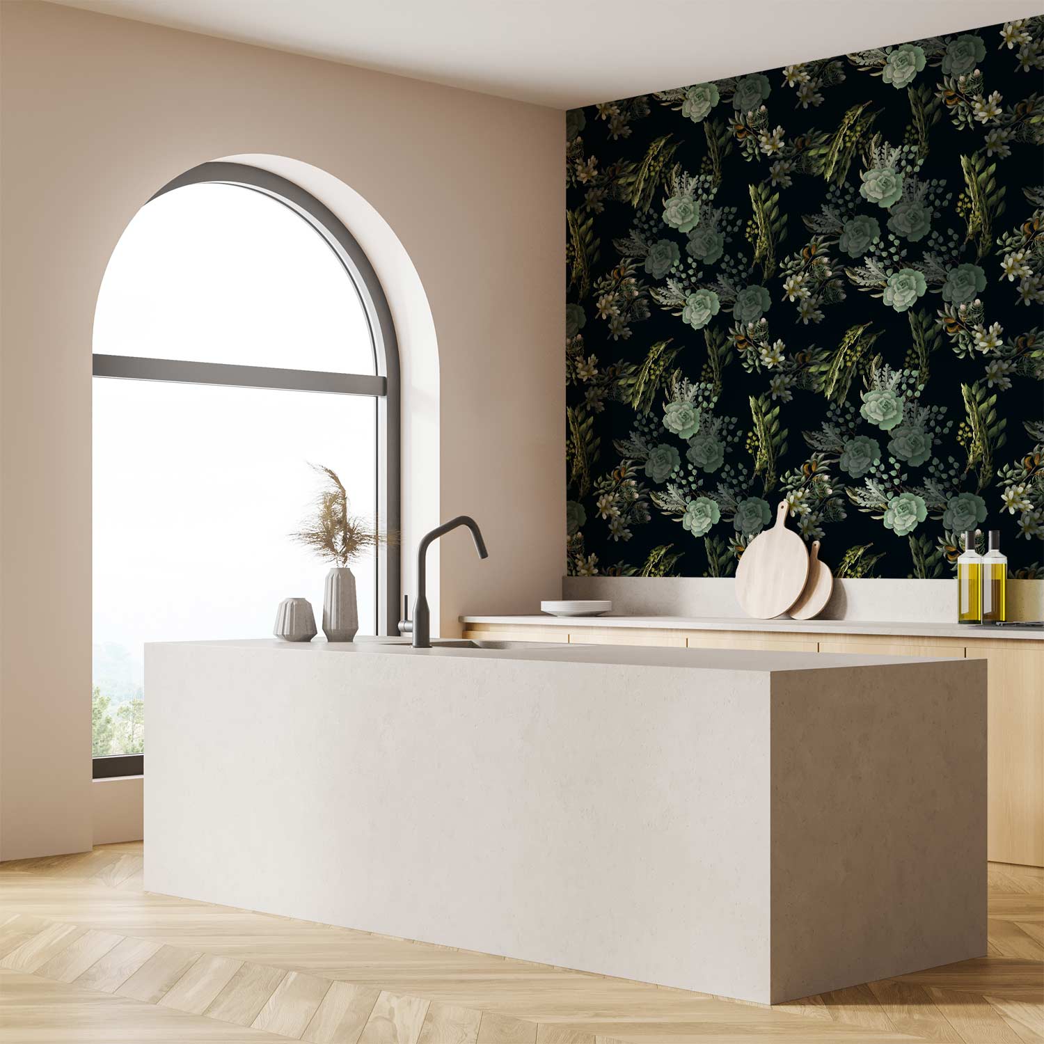 Herbal Floral Nature Wallpaper