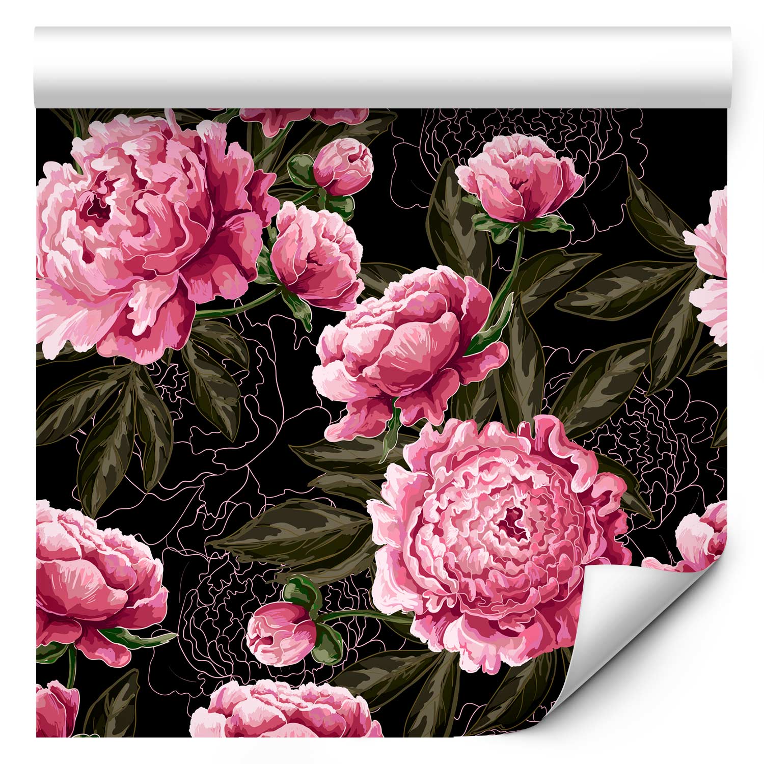 Wallpaper Sumptuous Flowers wallcovering