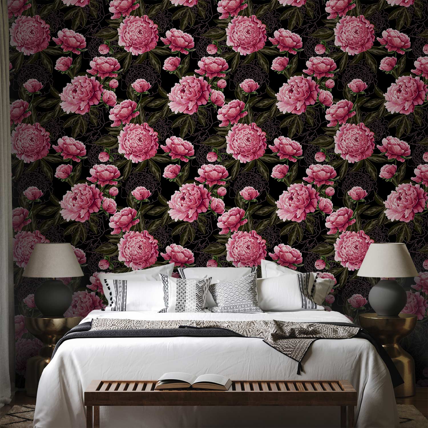 Sumptuous Floral Flowers Nature Wallpaper